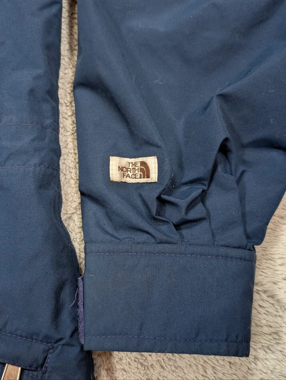 Vintage North Face Jacket Mens L Blue Gore-Tex Hooded Weatherproof Outdoor USA